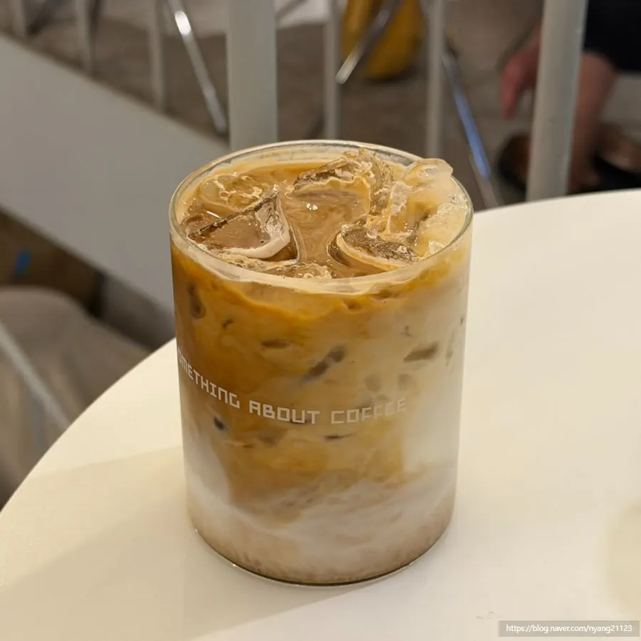 Café latte and dessert selection