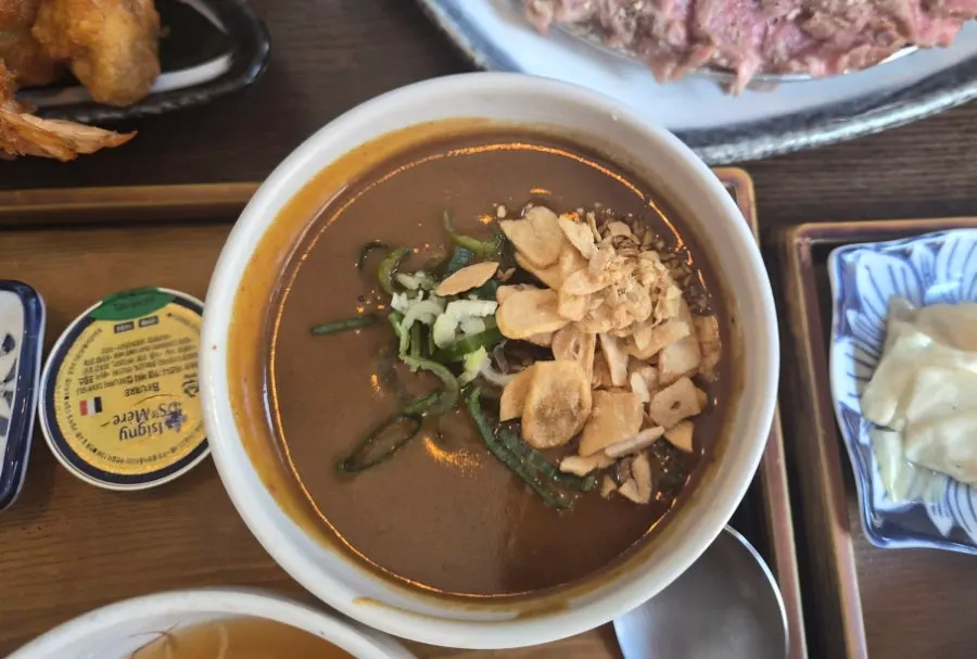 Japanese-style curry dish