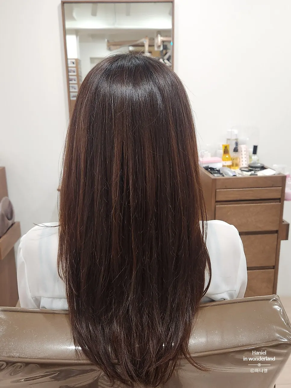 클리닉 전후 모발 상태 비교