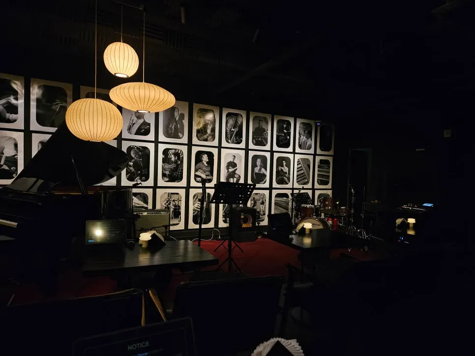Flat Nine live jazz stage