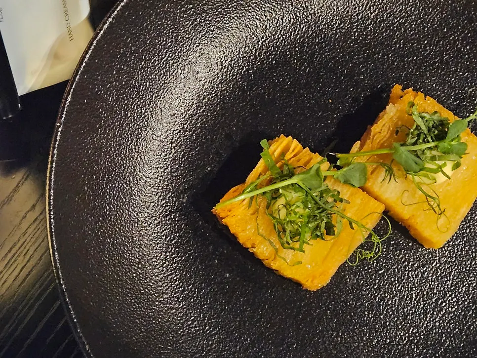 Flat Nine dauphinoise amuse-bouche