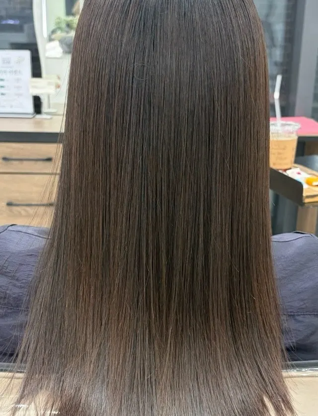 Calmer hair after the repair clinic treatment