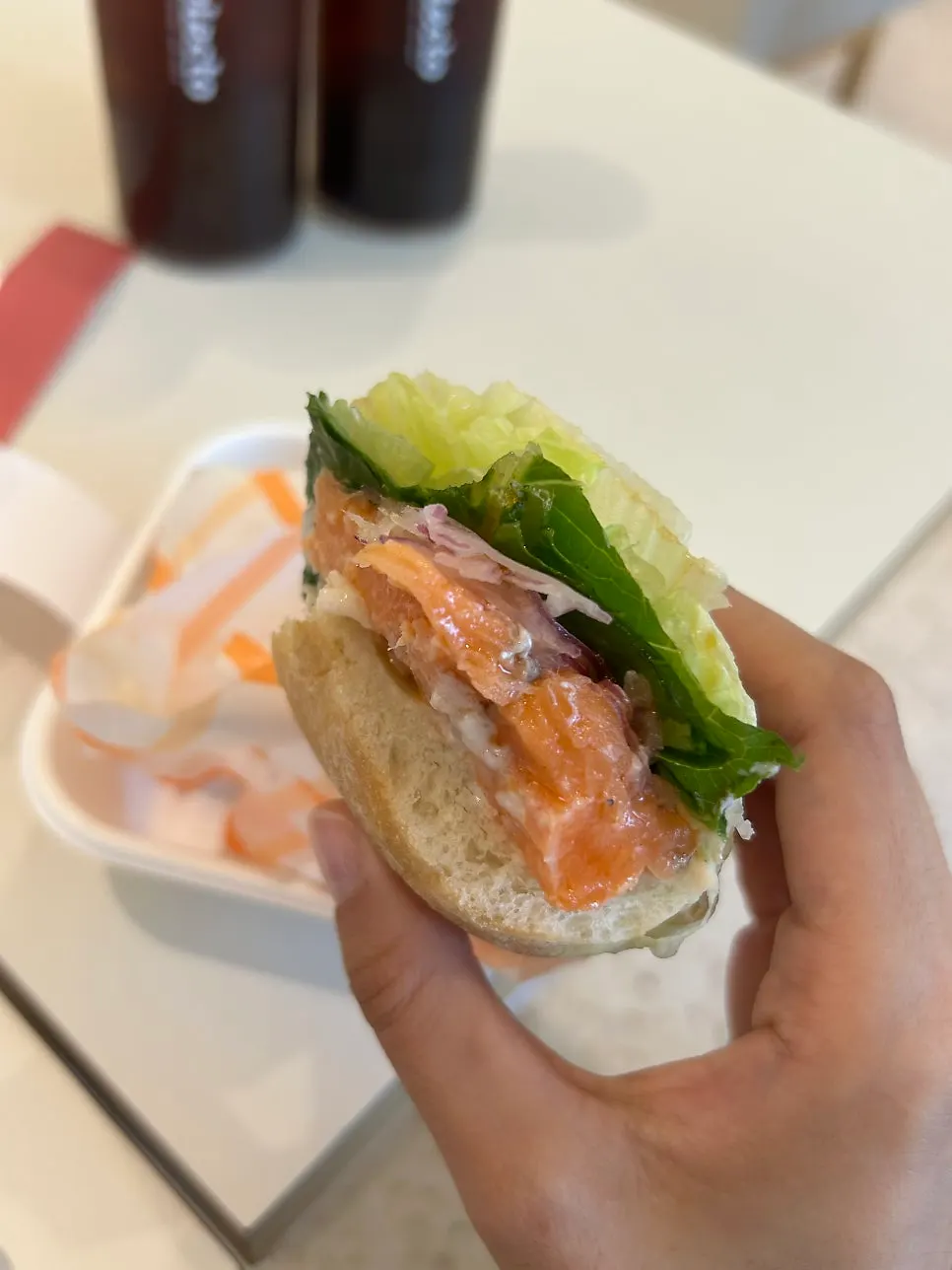 Sandwich chosen for a full meal