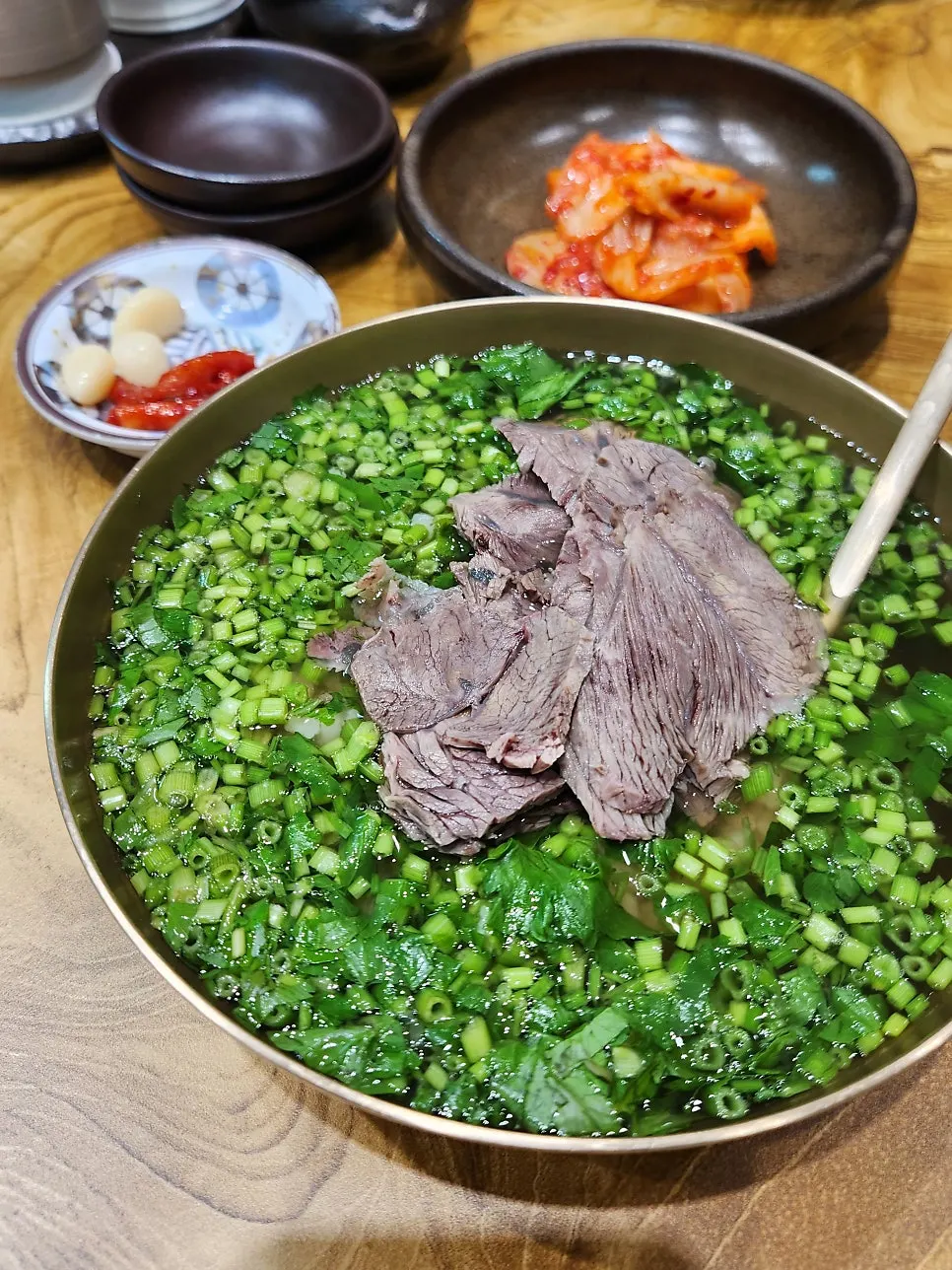 추가 반찬 이용 셀프코너