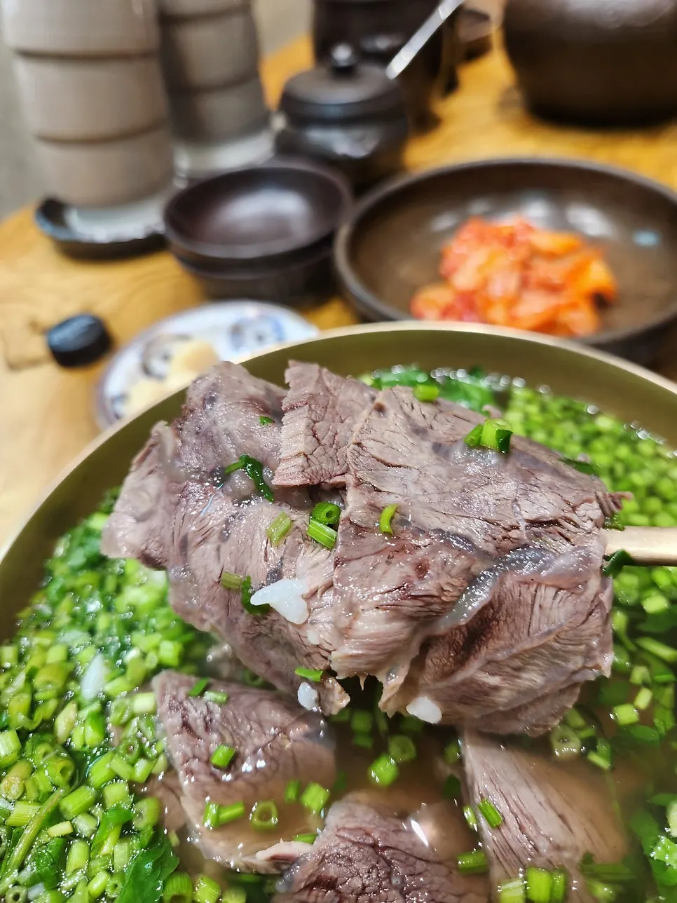 금녕곰탕 미나리곰탕 한 그릇