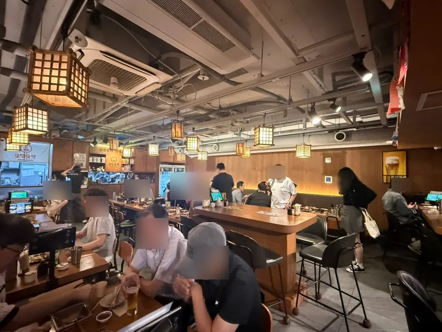 Sign for the handmade chicken nanban and draft beer set discount event