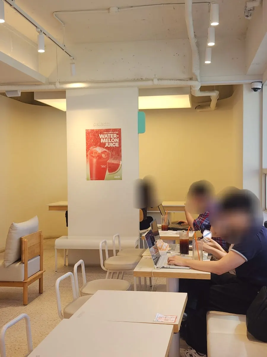 Café space with cozy small tables