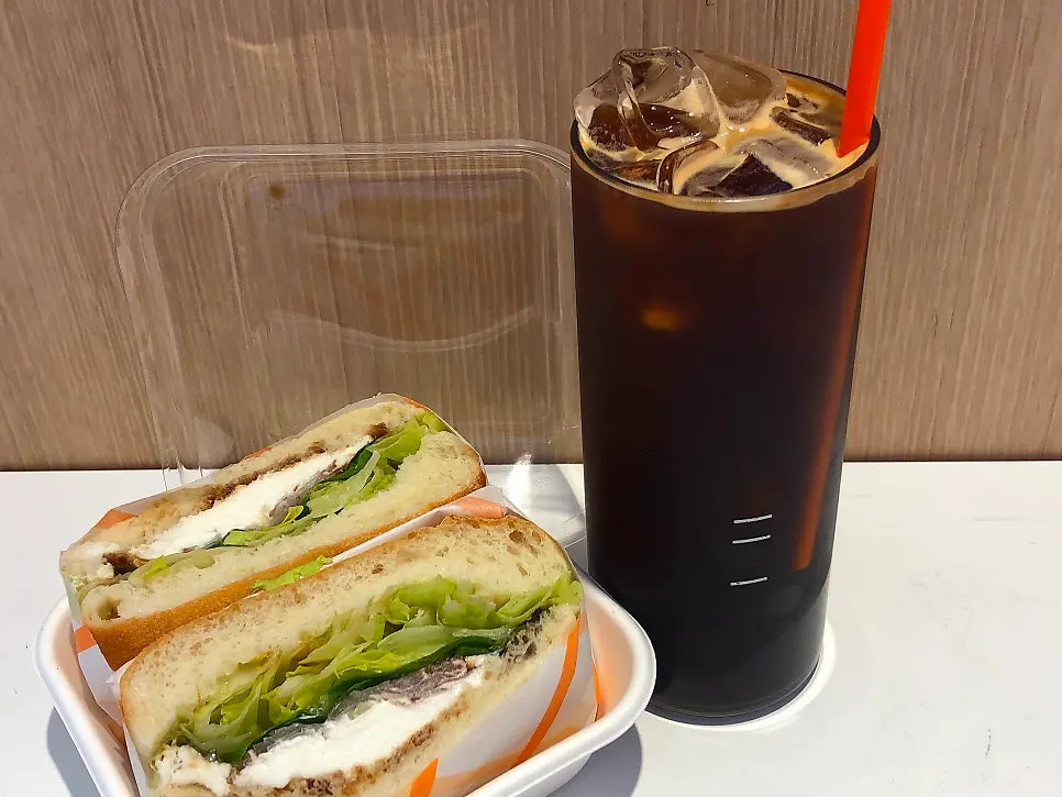 주문한 리코타치즈 샌드위치