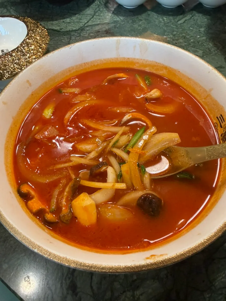 East Sea seafood jjamppong with rich broth