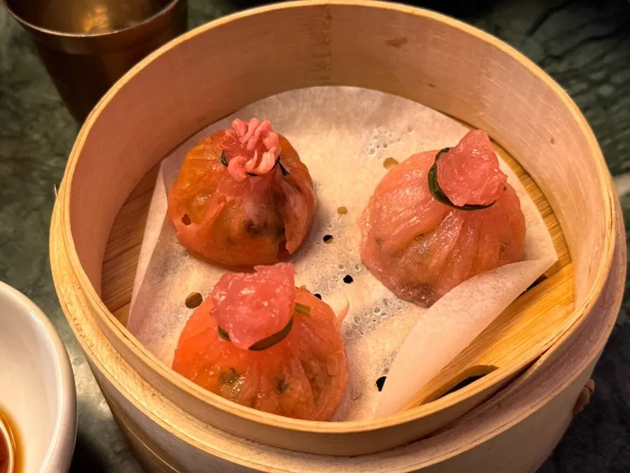 Dim sum dishes selected à la carte