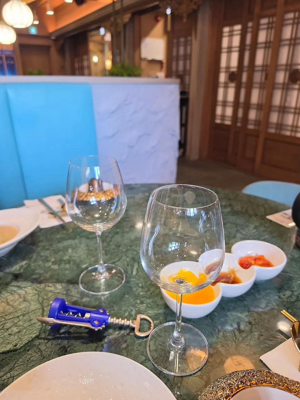 와인 콜키지 세팅