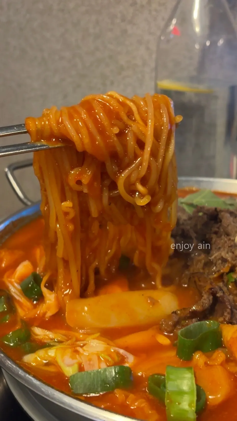 Tteokbokki noodle add-ons and toppings