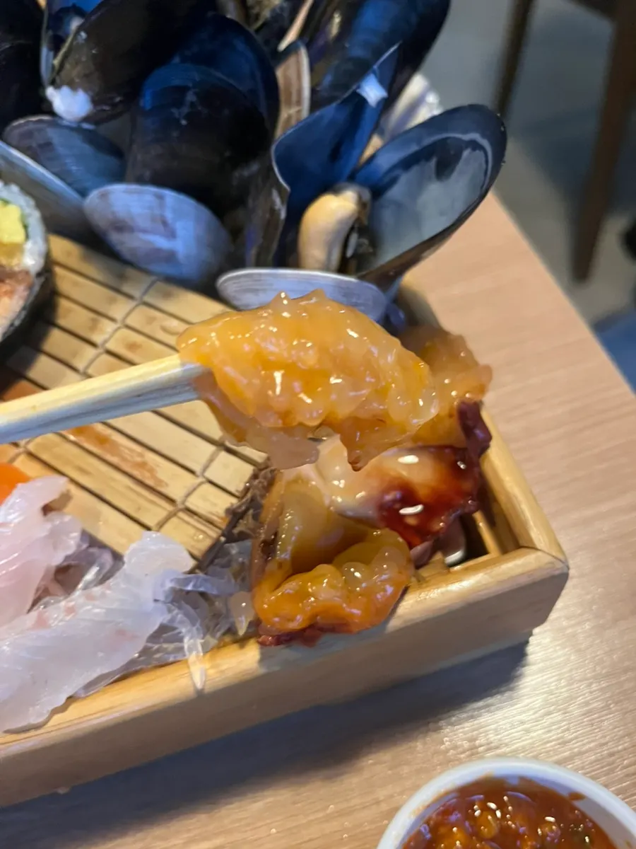 Sea squirt served in the Haenyeo Box