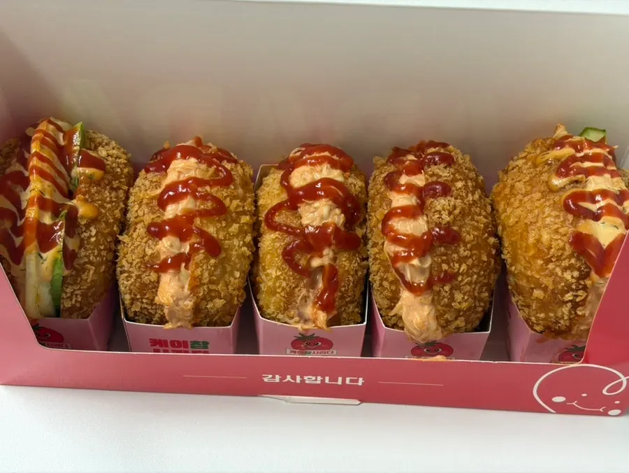 선물용으로도 좋은 사라다빵 포장