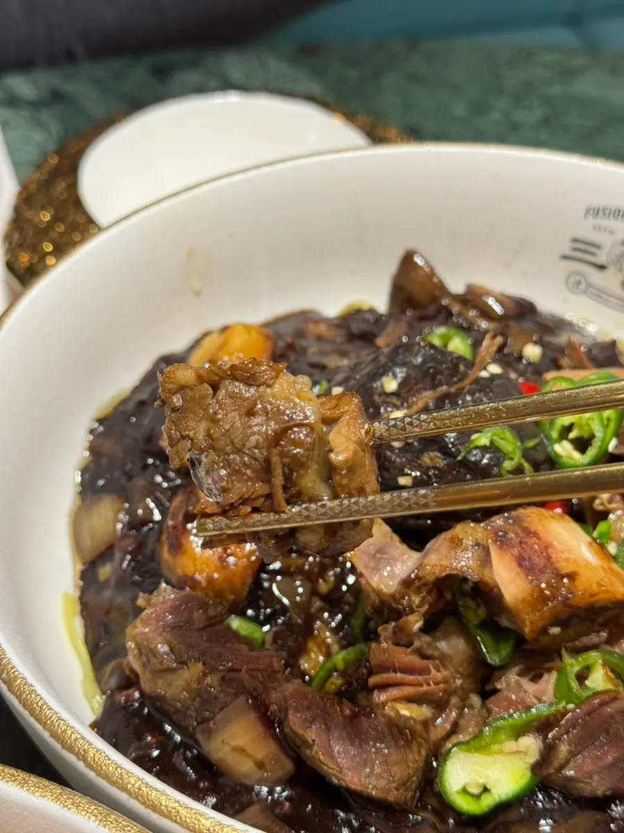 Noodle dish of the tebanaka meat jjamppong