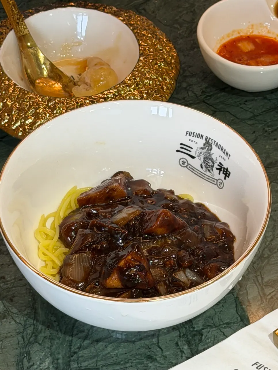 런치코스 선택 식사 짜장면