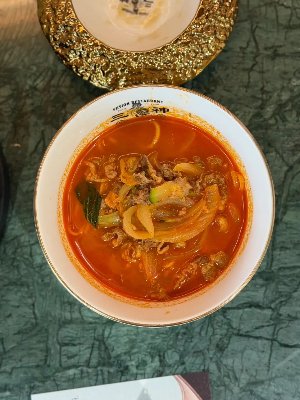 런치코스 선택 식사 짬뽕