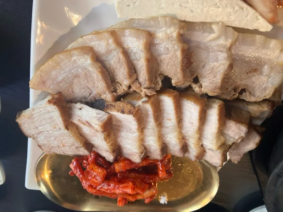 Tender bossam set meal