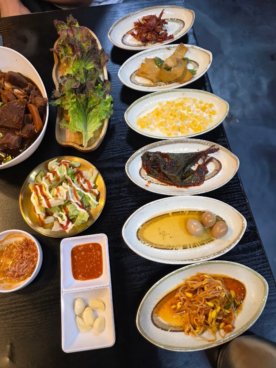 달달한 국물의 갈비찜 클로즈업