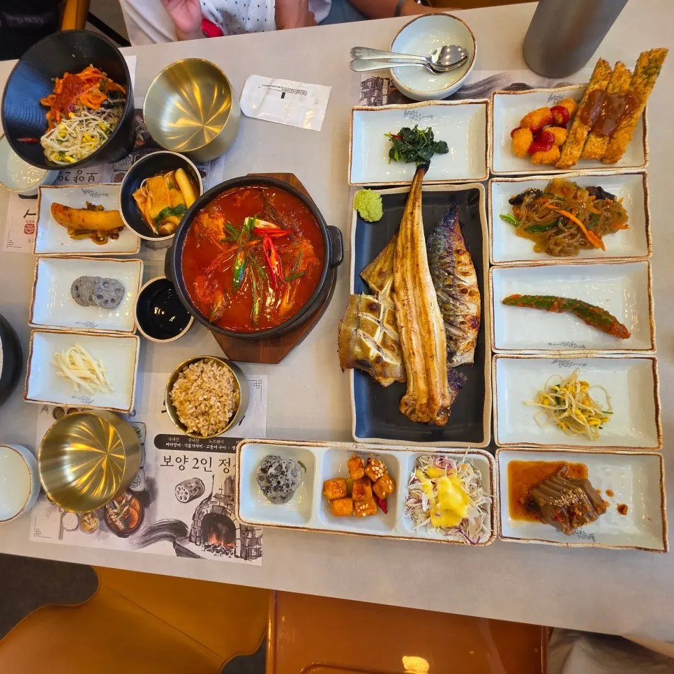 Two-person nourishing set with brown rice