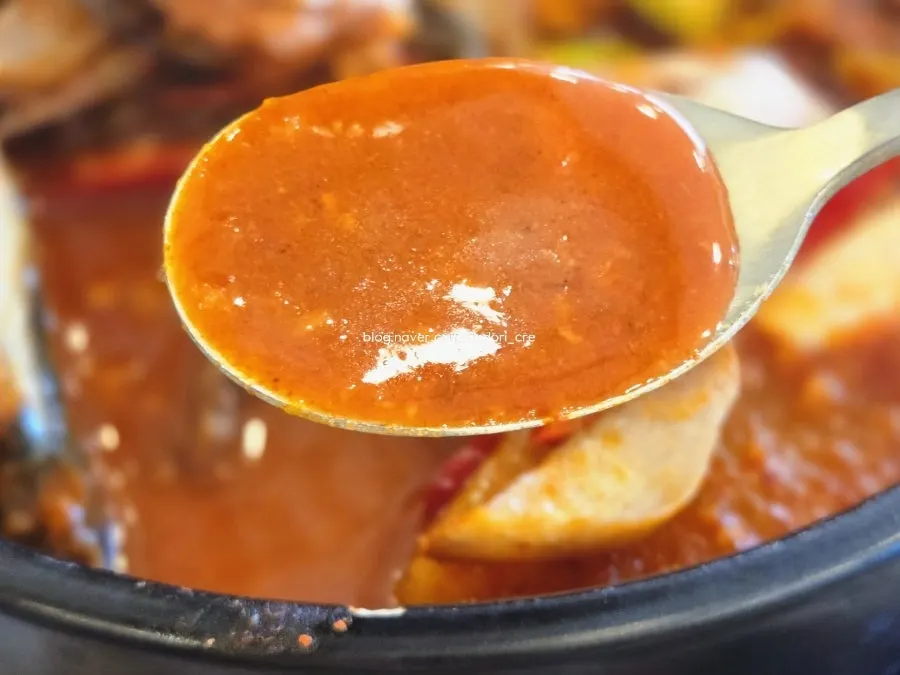 고사리와 고등어 무조림 삼합