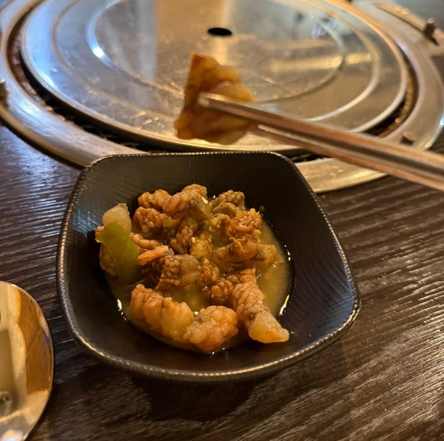 9 basic side dishes including sweet potato, miyeok julgi, and corn salad