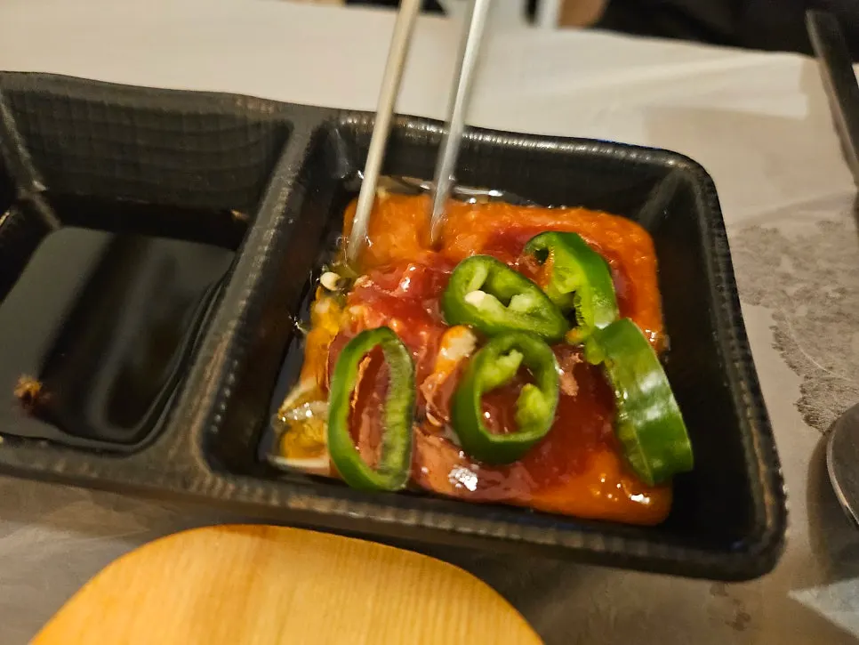 องุ่นเขียวและมันเทศทอดหวาน