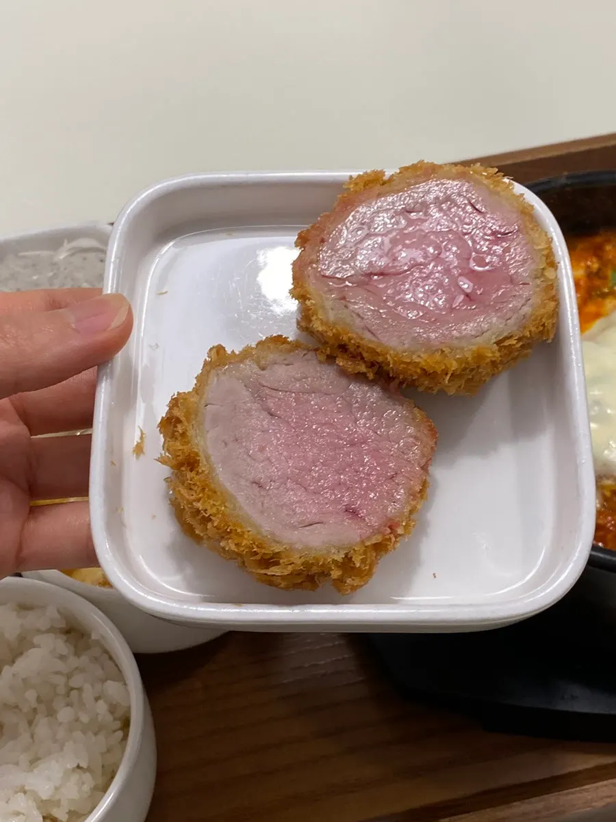 추가 주문한 안심카츠 2피스
