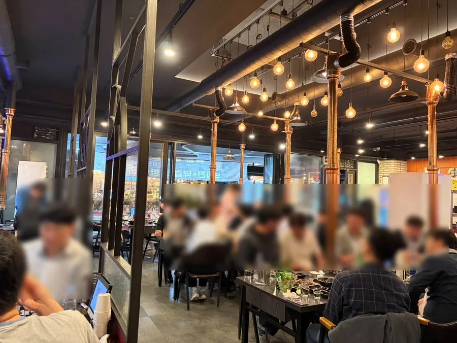 Sipnyeon Hanwoo's menu board with hanwoo prices