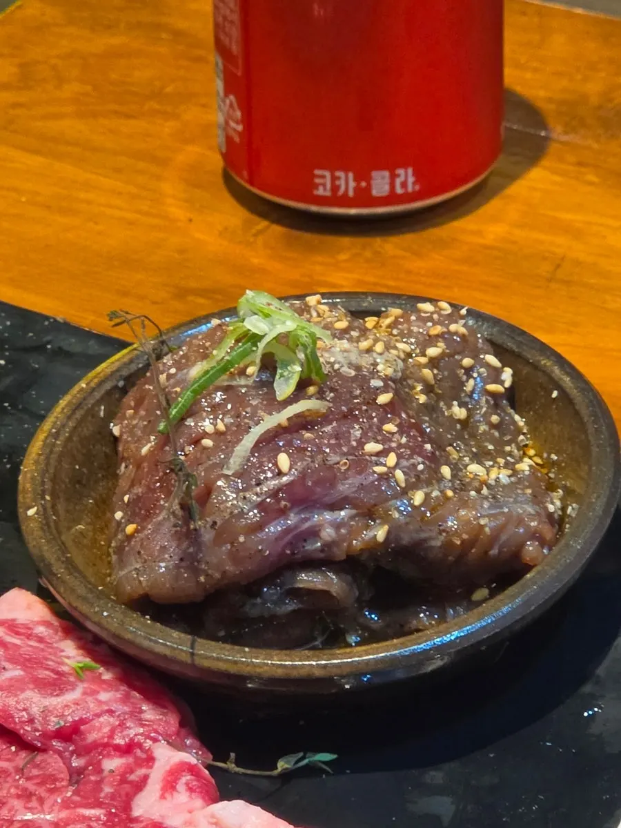 무쌈에 싸 먹는 소고기