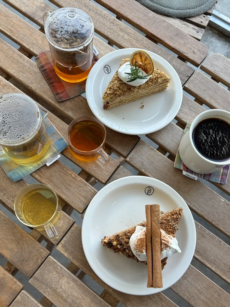 Sisup's brunch and dessert menu