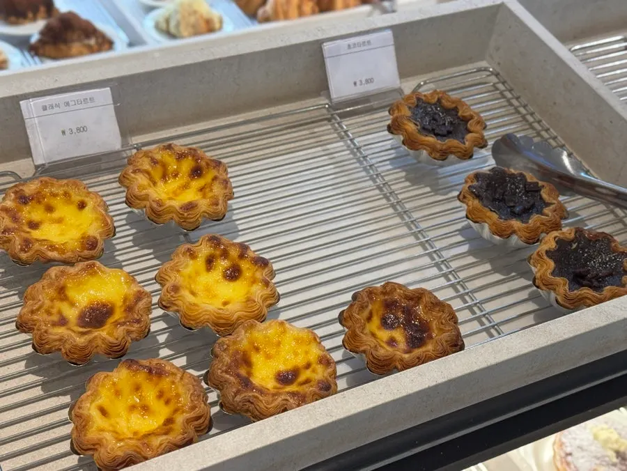 시유당 디저트 진열 코너