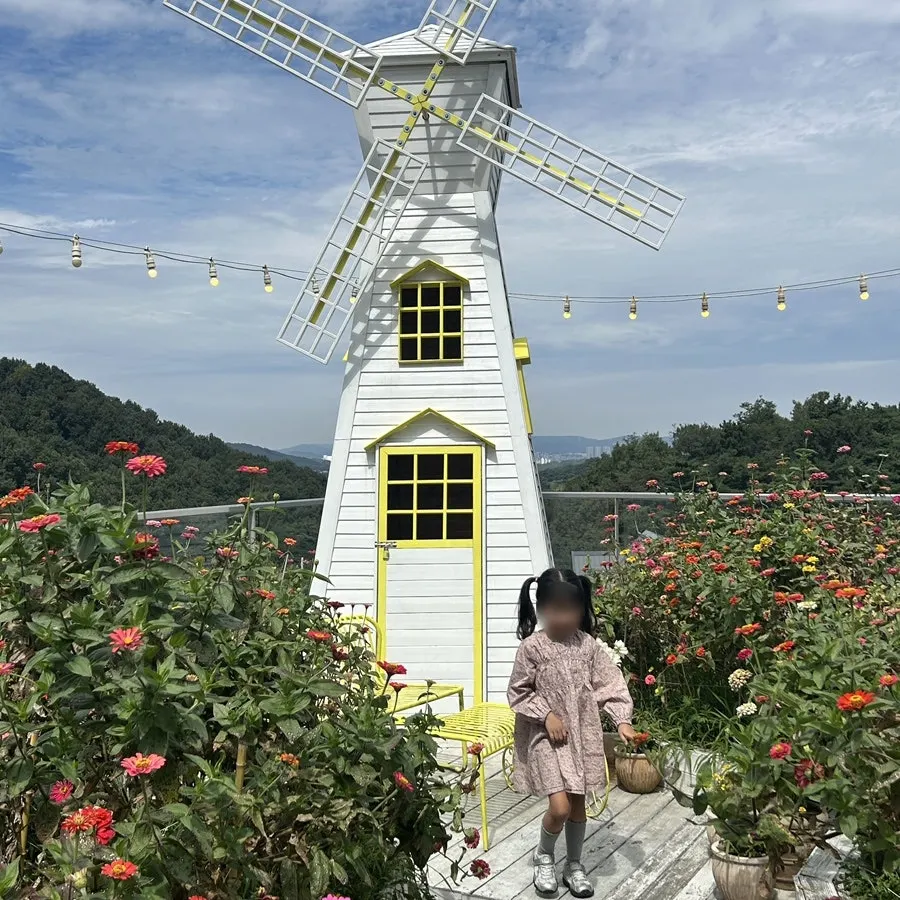 시유당 옥상으로 올라가는 길