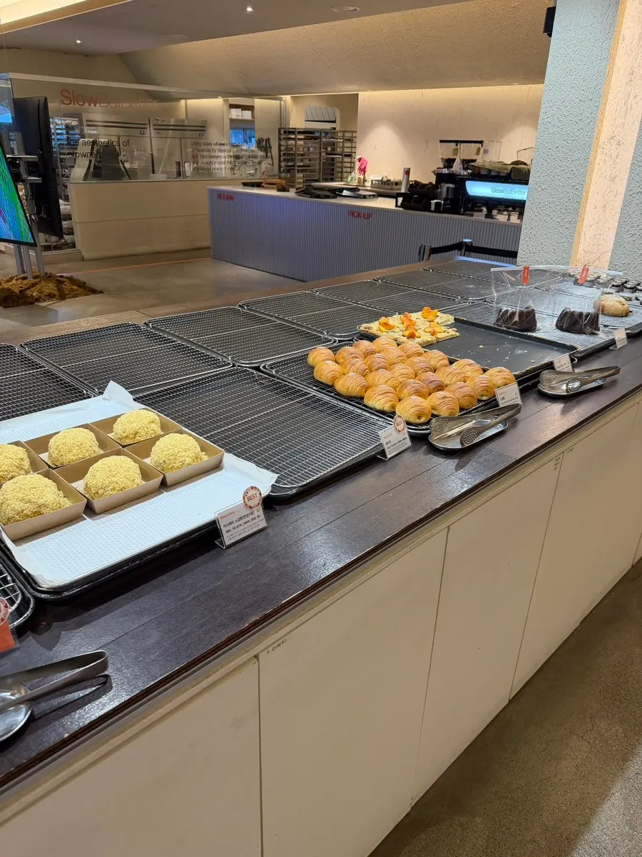 Ordering area with seasonal fruit drinks listed