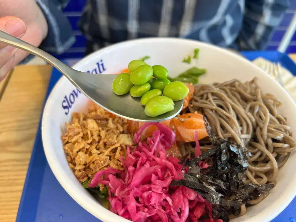 Bowl and poke set out on the table