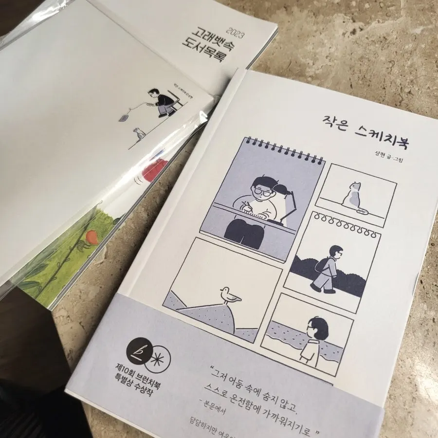 The Little Sketchbook essay book being read in spare moments