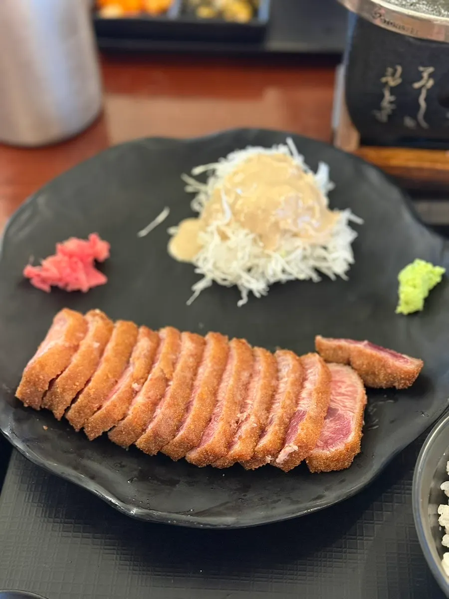 이자와 채끝살 규카츠 한 상