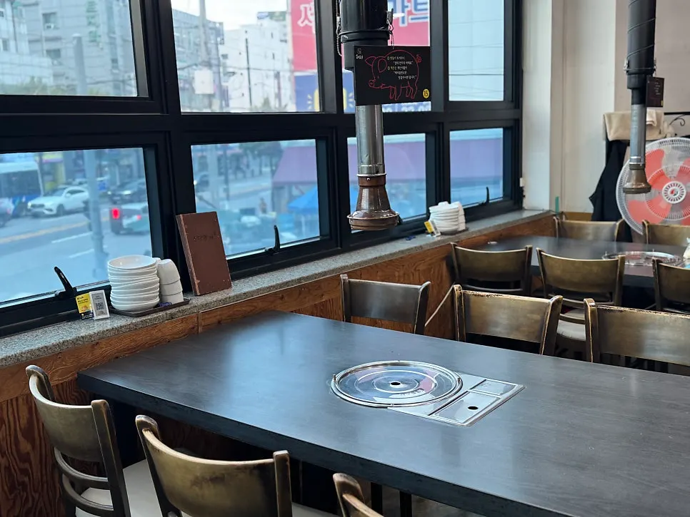 Sodam Galbi's dedicated basement parking lot