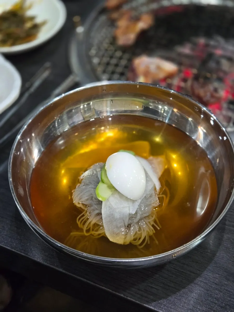 함께 주문한 시원한 물냉면