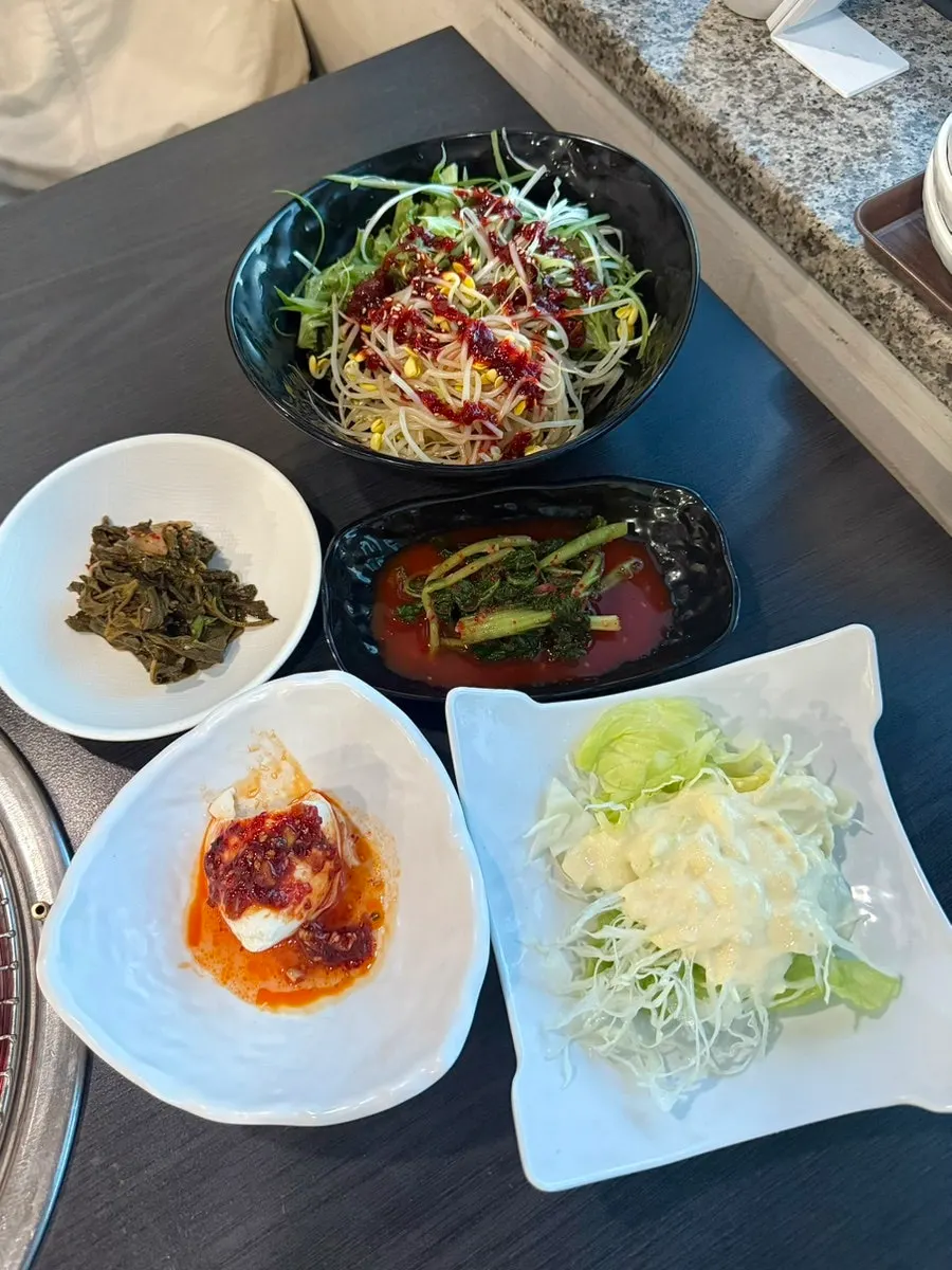 소담갈비 기본찬 한 상 차림