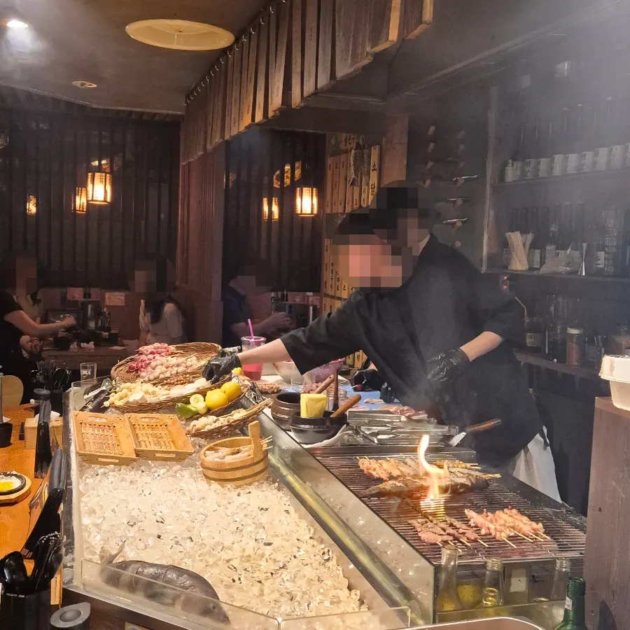 Warmly lit interior of Sodam