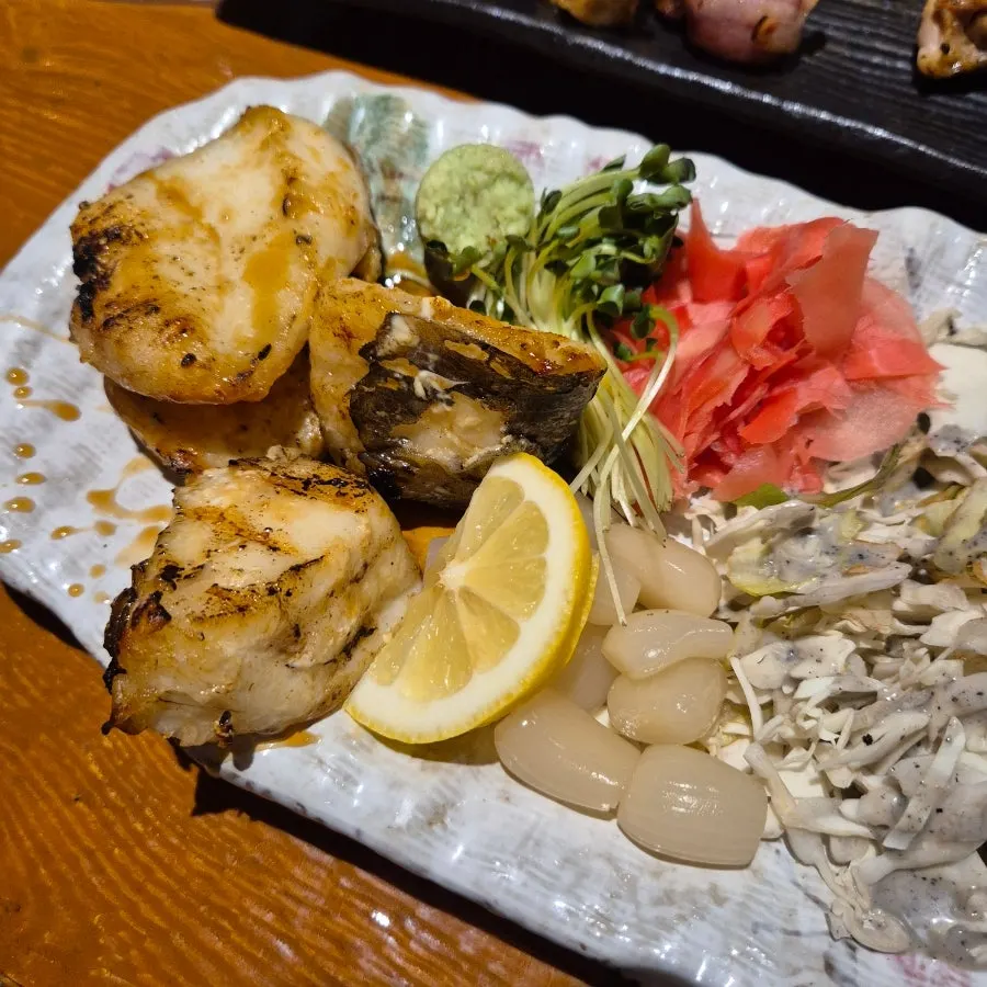 Sodam's best dish, grilled Chilean sea bass