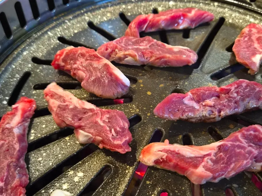 Jebichuri grilling on the pan