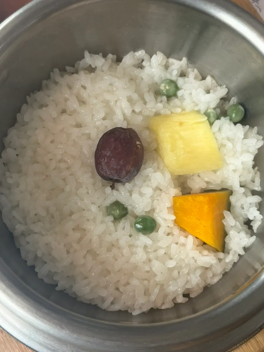 가마솥밥과 순두부 상차림 사진