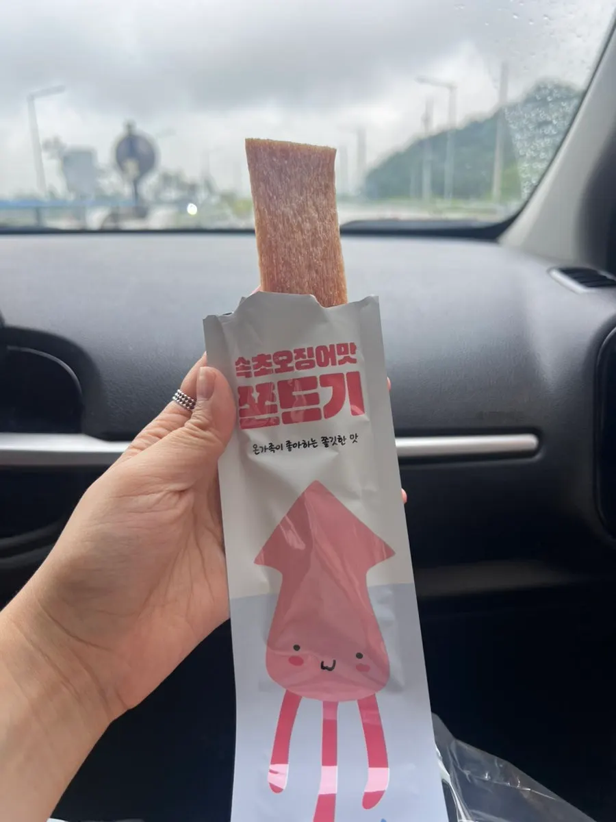 Opened squid-flavored jjondeugi