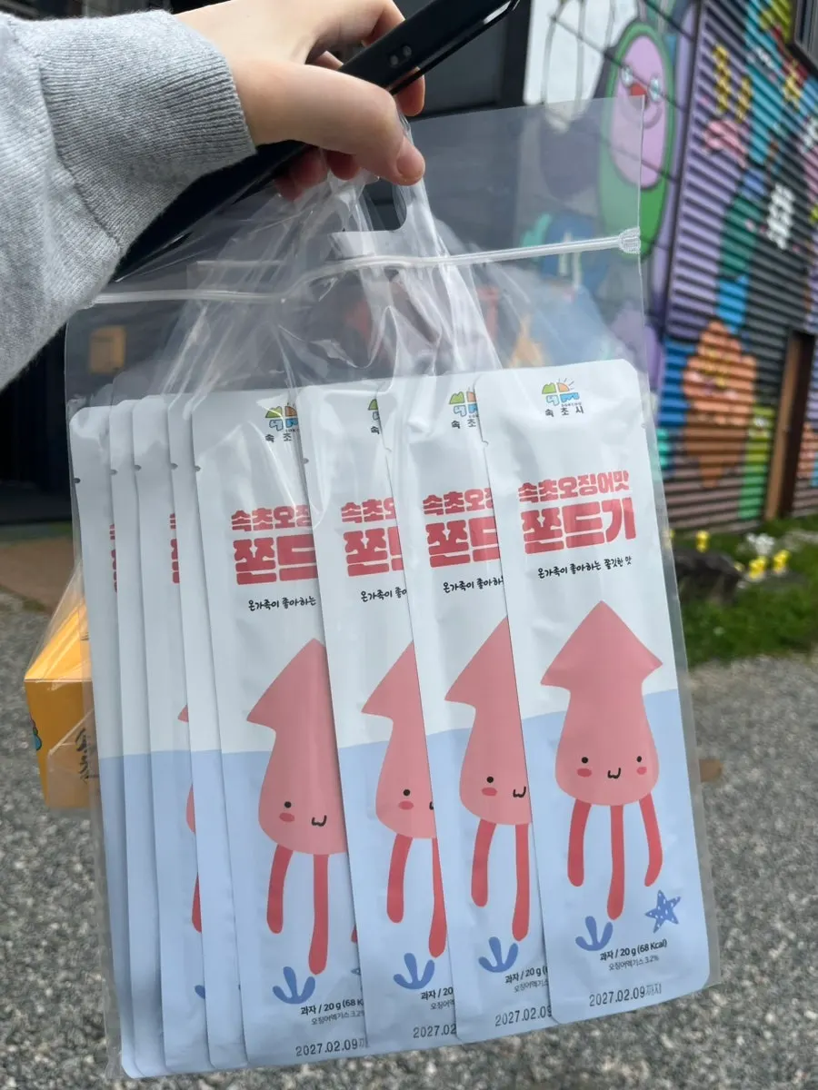 Packaging with the Bultan Gamja Bread story printed on it