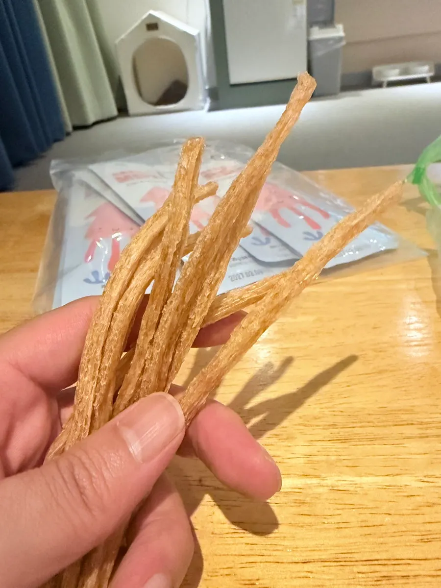 Individually wrapped pieces of Sokcho Jjondeugi
