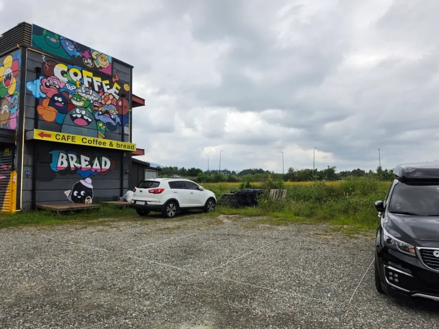 Dedicated parking space in front of the store