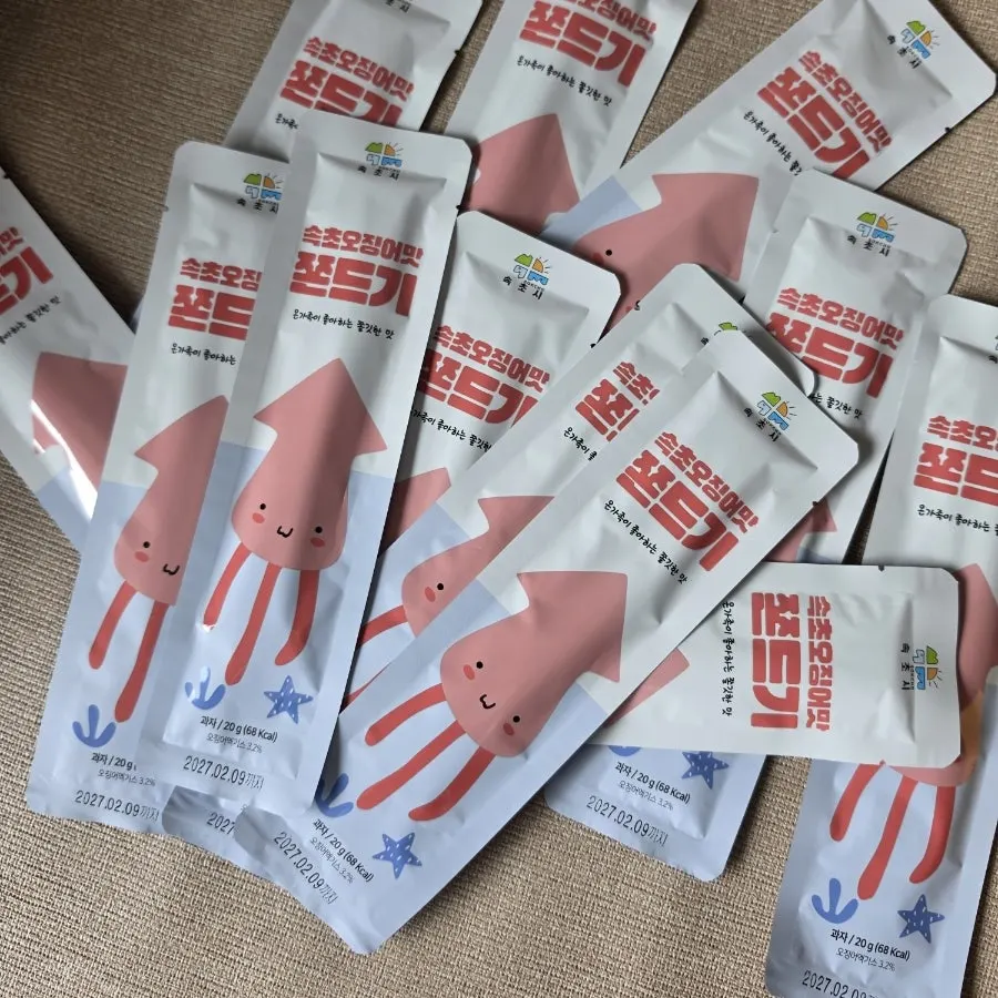 Squid-flavored jjondeugi packed to go