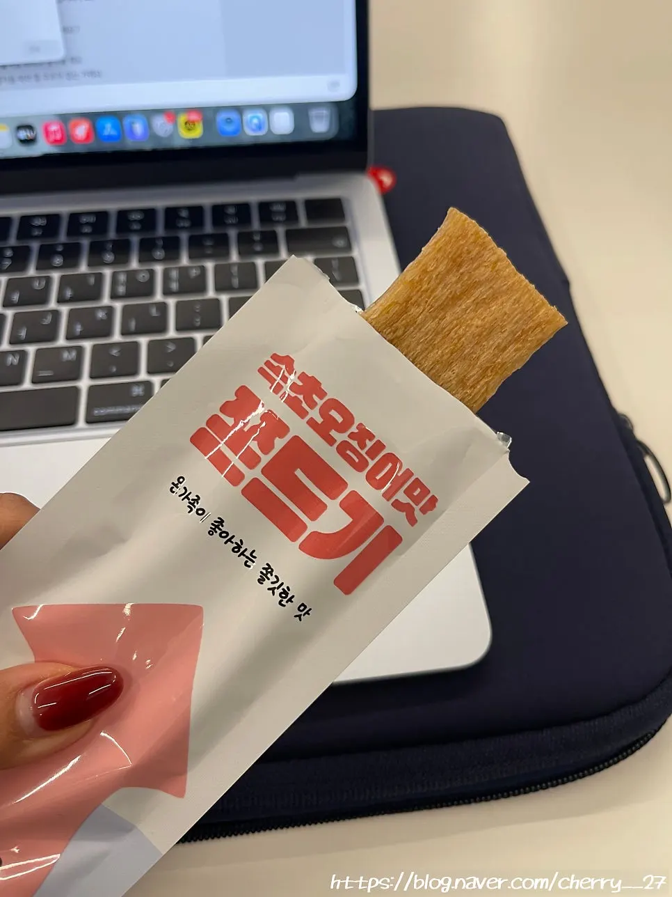 개별포장된 오징어맛 속초 쫀드기